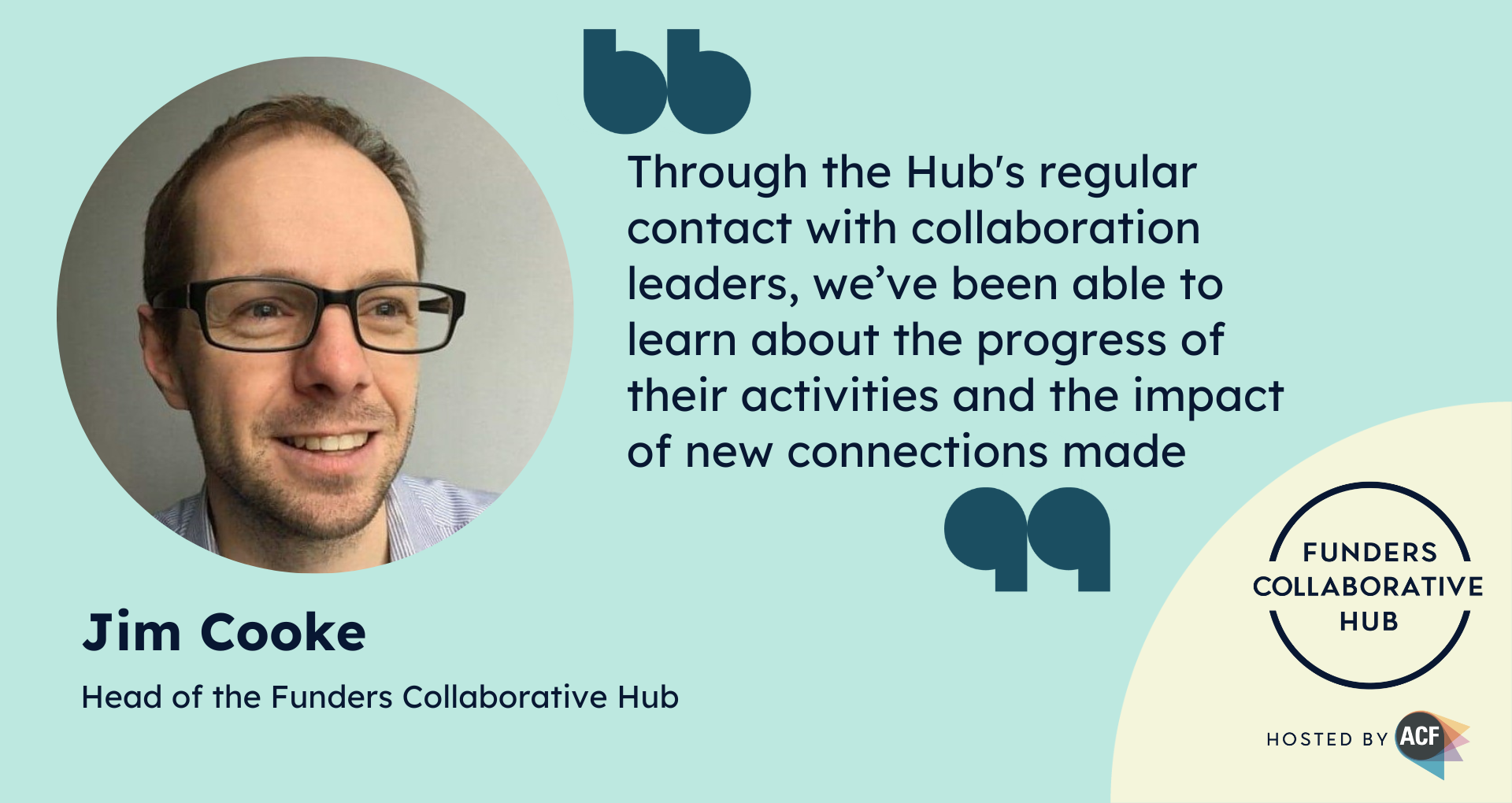 How is the Funders Collaborative Hub making a difference? Funders Collaborative Hub